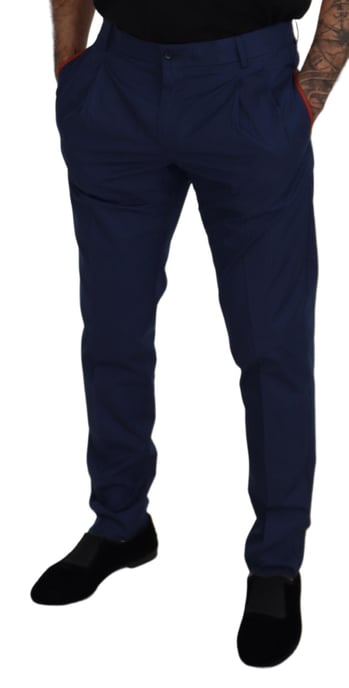 Plissierte Hose mit seitlichem Streifenverlauf - Image 4