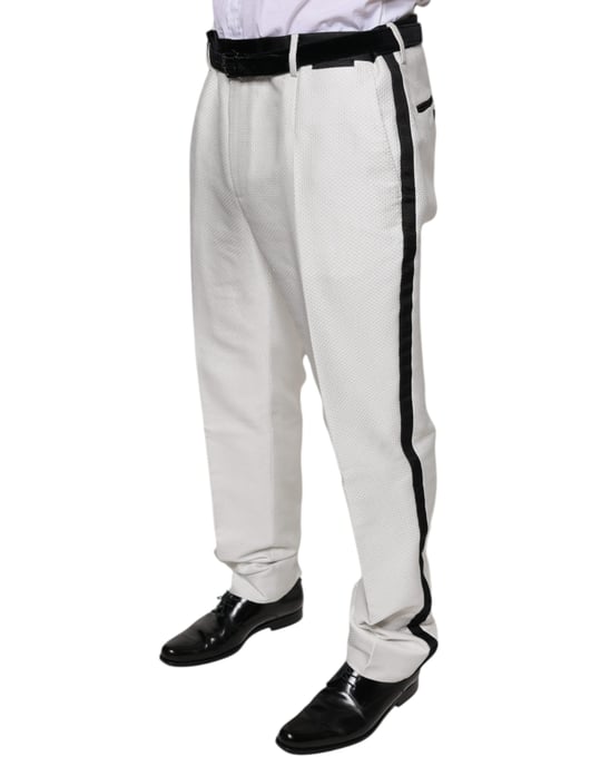 Slim Fit Hose mit Seitenstreifen - Image 3