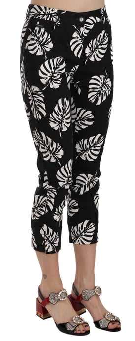 Dolce Gabbana Verkürzte Hose mit Blumenmuster - Image 2