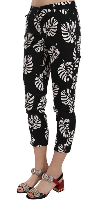Dolce Gabbana Verkürzte Hose mit Blumenmuster - Image 3