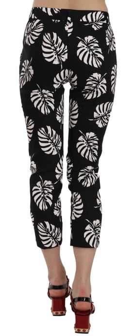 Dolce Gabbana Verkürzte Hose mit Blumenmuster - Image 4