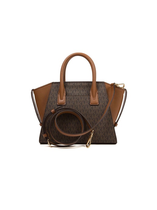 Michael Kors Avril Kleine Logo- und Leder-Umhängetasche - Image 3