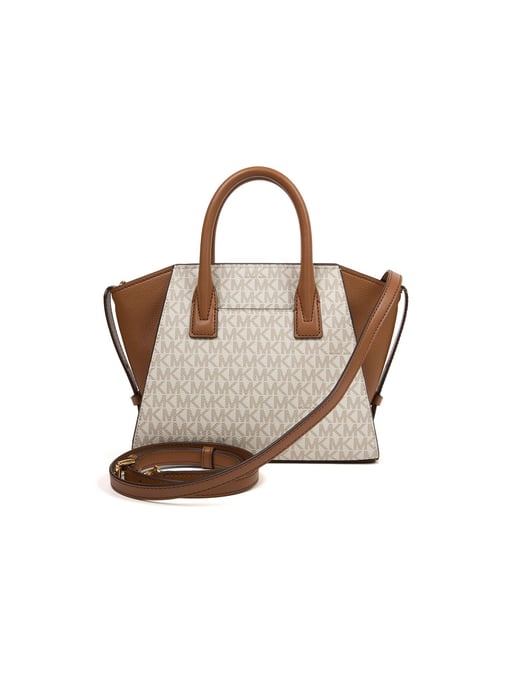 Michael Kors Avril Kleine Logo- und Leder-Umhängetasche - Image 3
