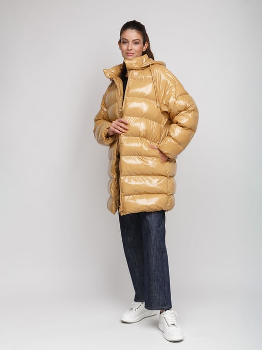 Pinko Winterjacke Hellkaramell - Image 4