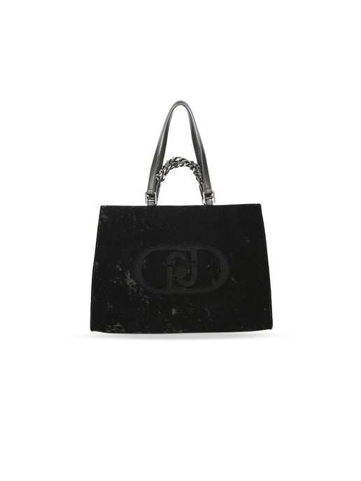Liu Jo Samt Tasche Schwarz - Image 1