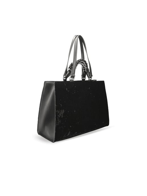 Liu Jo Samt Tasche Schwarz - Image 3