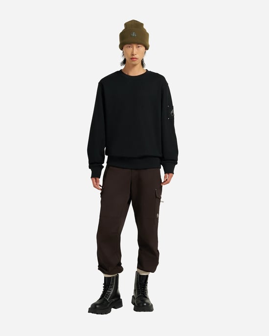 Hartsfield Rundhals Sweatshirt in Schwarz - Image 1