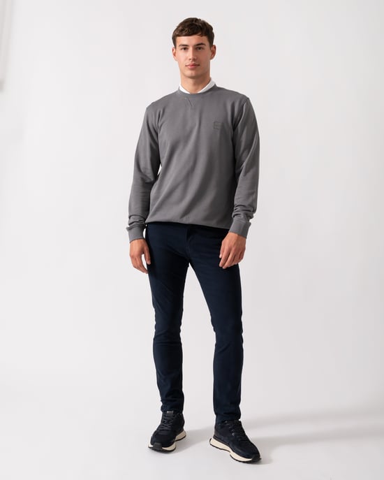 Westart Rundhals-Sweatshirt in Grau - Image 4