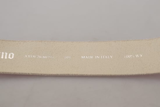 John Galliano Pink Leather Buchstabenlogo Runde Schnalle Taillengürtel - Image 6