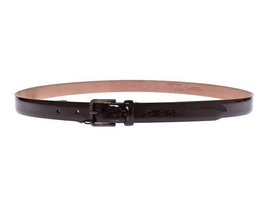 Dolce & Gabbana Brauner Leder-Logo-Gürtel Cintura Gürtel - Image 2