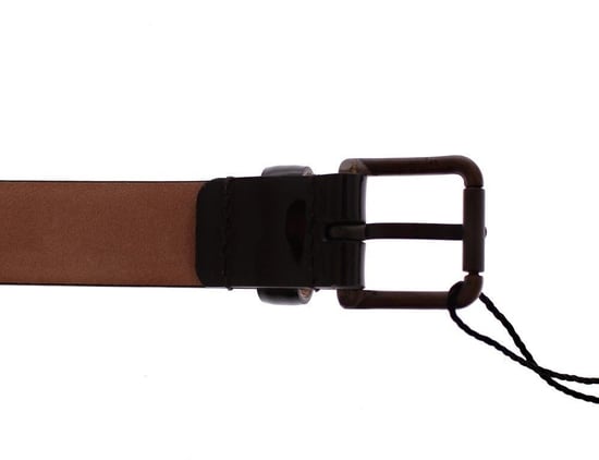 Dolce & Gabbana Brauner Leder-Logo-Gürtel Cintura Gürtel - Image 5
