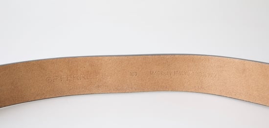 GF Ferre Braun Leder Mode Logo Schnalle Taillengürtel - Image 3