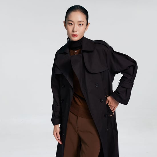 Trenchcoat mit kontrastierendem Gürtel - Image 4