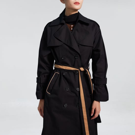 Trenchcoat mit kontrastierendem Gürtel - Image 6