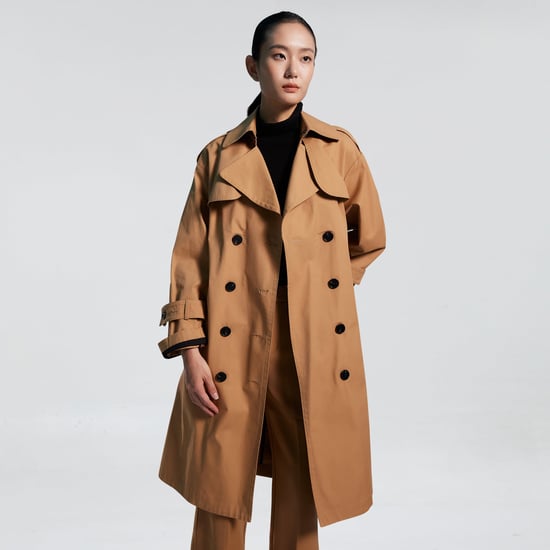 Trenchcoat mit kontrastierendem Gürtel - Image 2