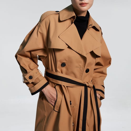 Trenchcoat mit kontrastierendem Gürtel - Image 5