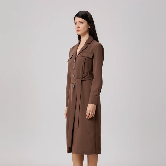 Minimalistisches Kleid im Safari-Stil - Image 5