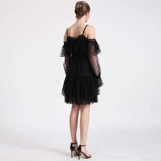 Kleid im Negligé-Stil aus gepunktetem Tüll - Image 3