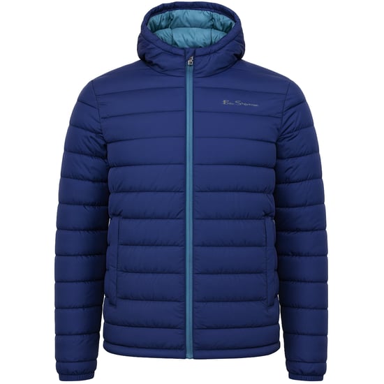 Ben Sherman Signature Herren Dunkelblau Gepolsterte Jacke - Image 1