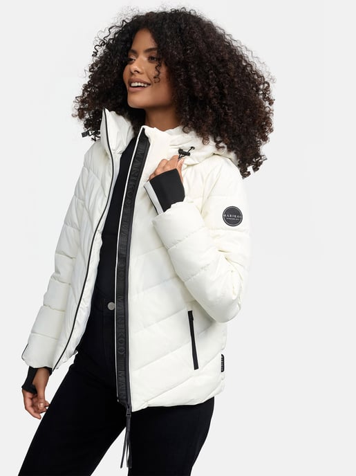 Marikoo Damen Steppjacke Samuiaa – warm, modern & mit abnehmbarer Kapuze - Image 2