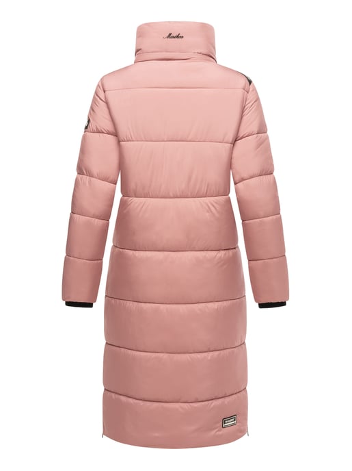 Marikoo Damen Winterjacke – Lange Steppjacke mit abnehmbarer Kapuze - Image 5