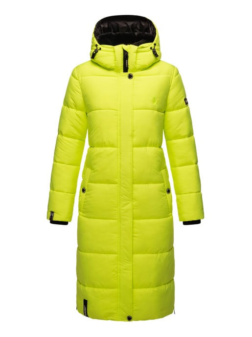 Marikoo Damen Winterjacke – Lange Steppjacke mit abnehmbarer Kapuze - Image 2