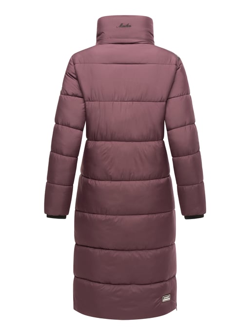 Marikoo Damen Winterjacke – Lange Steppjacke mit abnehmbarer Kapuze - Image 5