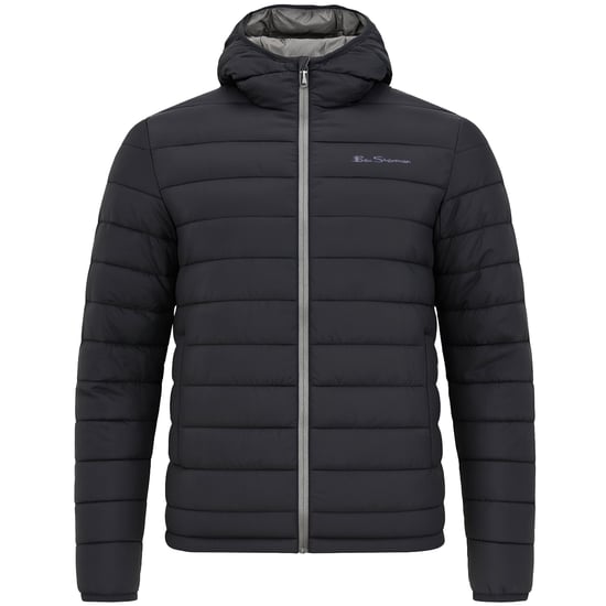 Ben Sherman Signature Herren Schwarz Gepolsterte Jacke - Image 1