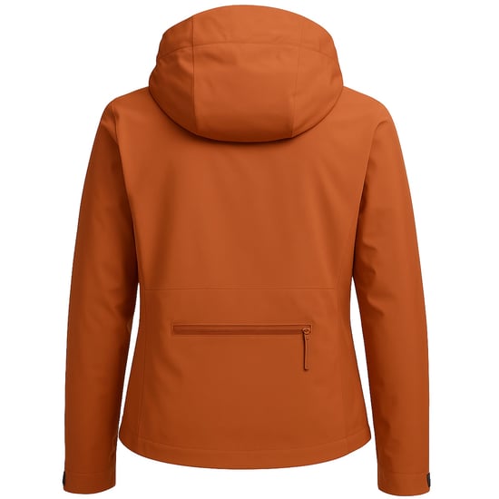 Hoka Transport Damen Regenjacke Braun - Image 3