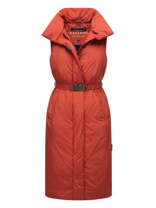 Navahoo Abendlied Damen lange Winter Weste – warm & stilvoll - Image 1