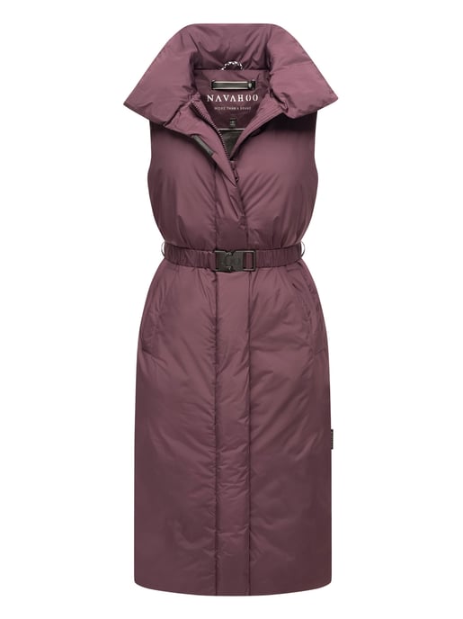 Navahoo Abendlied Damen lange Winter Weste – warm & stilvoll - Image 1
