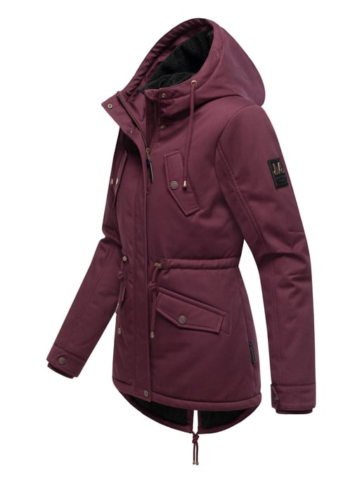 Marikoo Damen Winterjacke Manolya mit Teddyfellfutter & Baumwoll-Obermaterial - Image 3