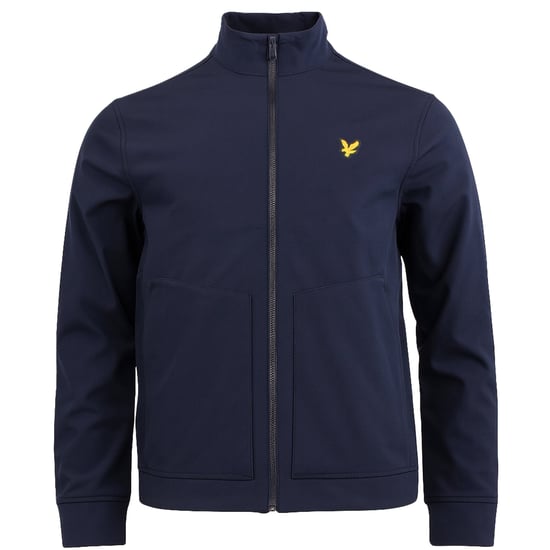 Lyle & Scott Herren Softshell-Jacke mit Stehkragen in Marineblau - Image 1