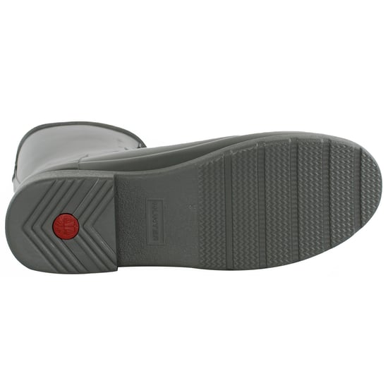 Hunter Refined Kurz-Glanz Damen Gummistiefel Grau - Image 5