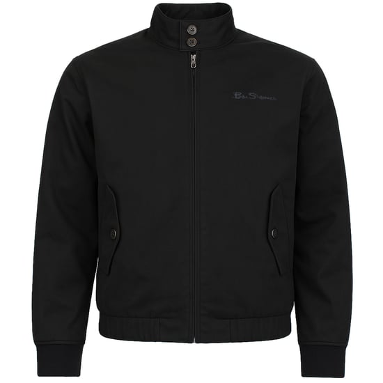 Ben Sherman Signature Herren Schwarze Harrington-Jacke - Image 1