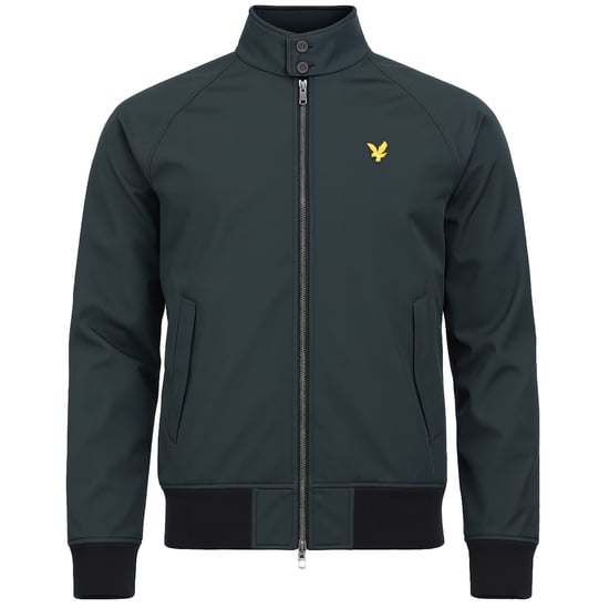 Lyle & Scott Softshell Herren Schwarze Harrington-Jacke - Image 1