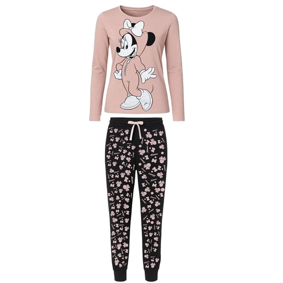 Disney Minnie Overall Damen Pink/Schwarz Schlafanzug Set - Image 1