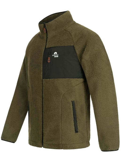 Arctic Seven Herren Sherpa Fleecejacke AS-415 – warm, leicht, sportlich - Image 3