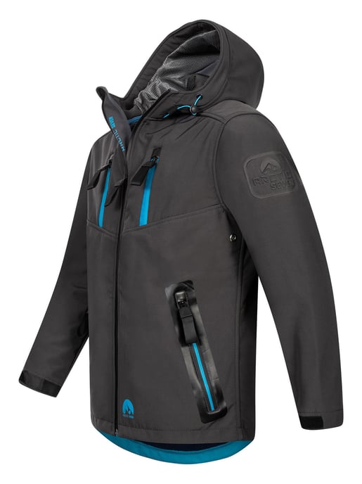 Arctic Seven Herren Softshell Jacke AS-306 – Outdoor Funktionsjacke, wasserabweisend, winddicht - Image 2
