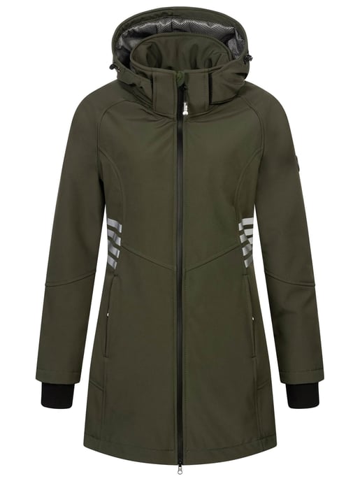 Arctic Seven Damen Softshell Jacke AS-305 – lang, wind- & wasserabweisend, reflektierend - Image 2