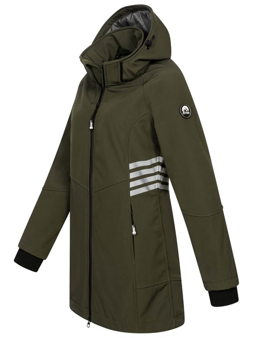 Arctic Seven Damen Softshell Jacke AS-305 – lang, wind- & wasserabweisend, reflektierend - Image 3