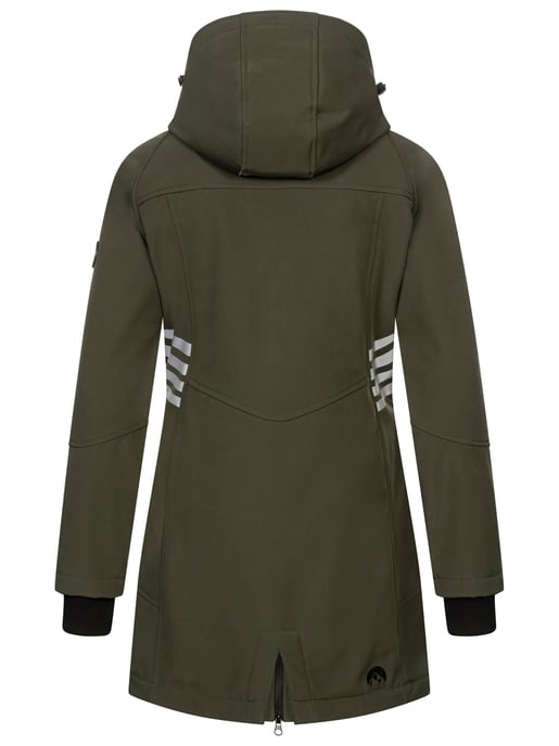 Arctic Seven Damen Softshell Jacke AS-305 – lang, wind- & wasserabweisend, reflektierend - Image 4