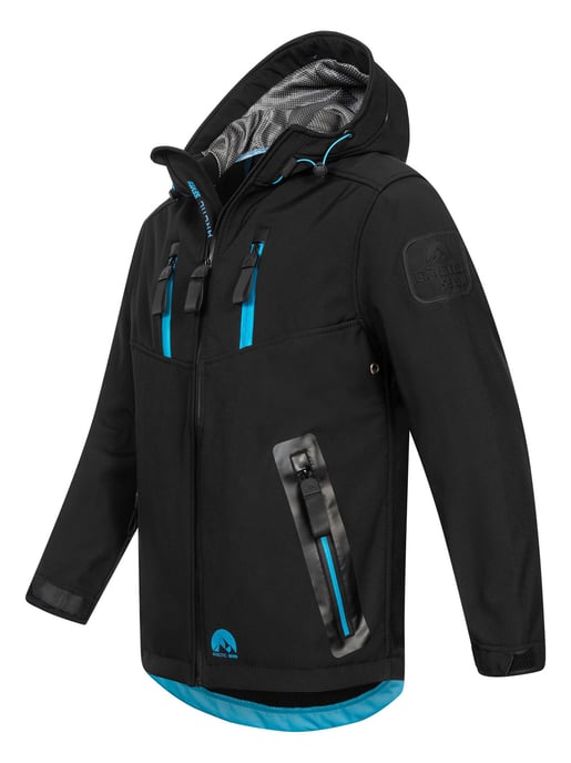 Arctic Seven Herren Softshell Jacke AS-306 – Outdoor Funktionsjacke, wasserabweisend, winddicht - Image 2