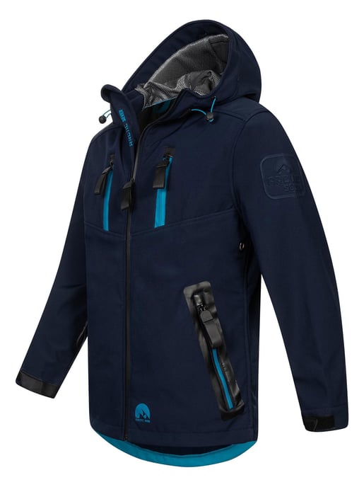 Arctic Seven Herren Softshell Jacke AS-306 – Outdoor Funktionsjacke, wasserabweisend, winddicht - Image 2