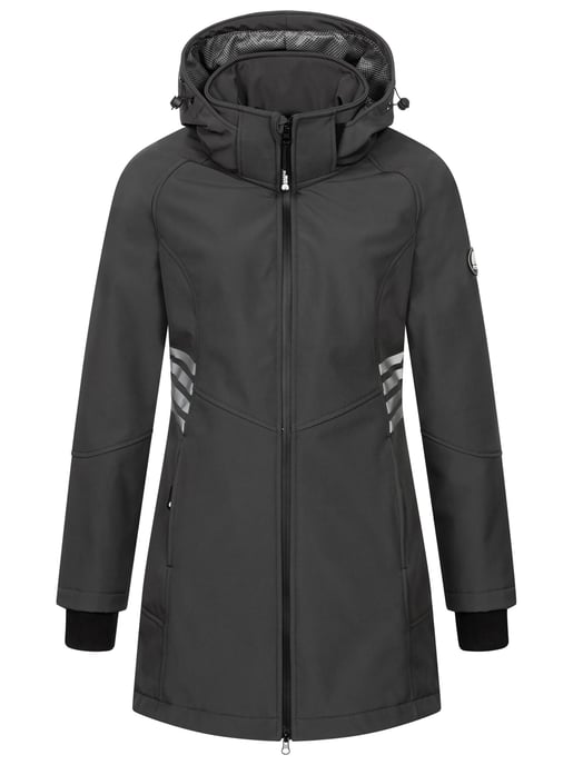 Arctic Seven Damen Softshell Jacke AS-305 – lang, wind- & wasserabweisend, reflektierend - Image 2