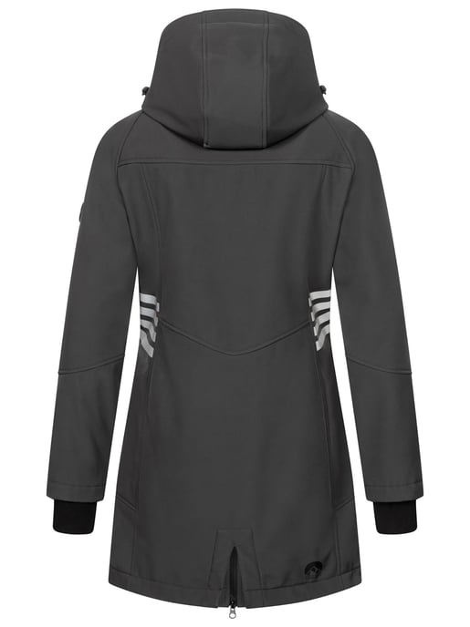 Arctic Seven Damen Softshell Jacke AS-305 – lang, wind- & wasserabweisend, reflektierend - Image 4