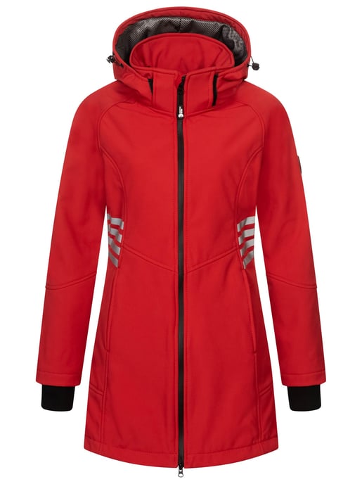 Arctic Seven Damen Softshell Jacke AS-305 – lang, wind- & wasserabweisend, reflektierend - Image 2