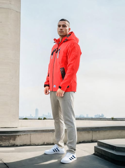 Arctic Seven Herren Softshell Jacke AS-306 – Outdoor Funktionsjacke, wasserabweisend, winddicht - Image 6