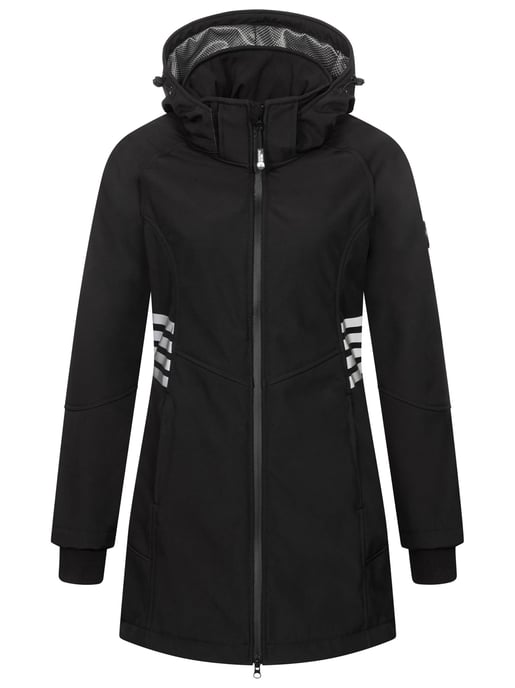 Arctic Seven Damen Softshell Jacke AS-305 – lang, wind- & wasserabweisend, reflektierend - Image 2