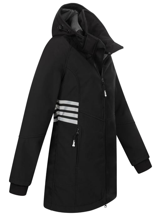 Arctic Seven Damen Softshell Jacke AS-305 – lang, wind- & wasserabweisend, reflektierend - Image 4
